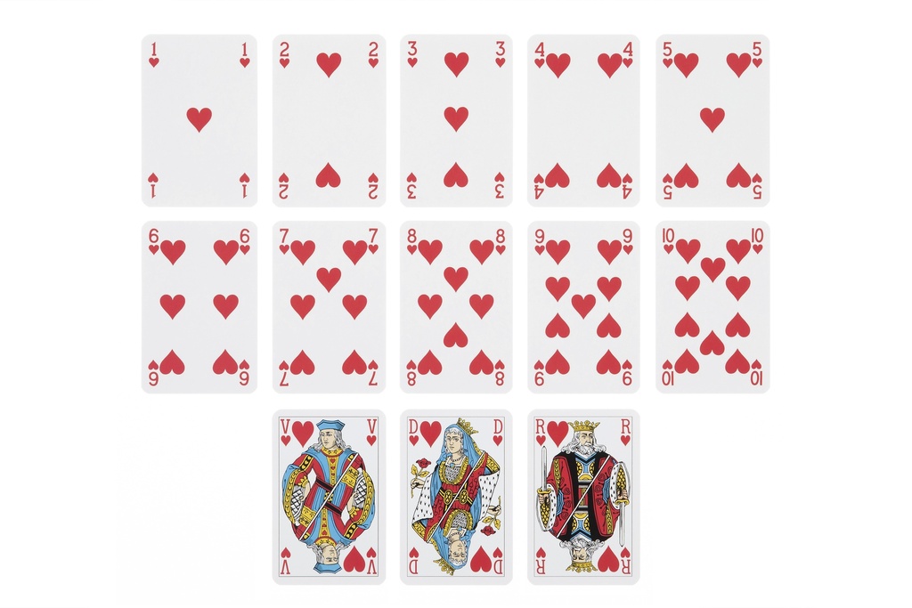 CARTON DE 100 CARTES A JOUER - DESIGN FRANCAIS