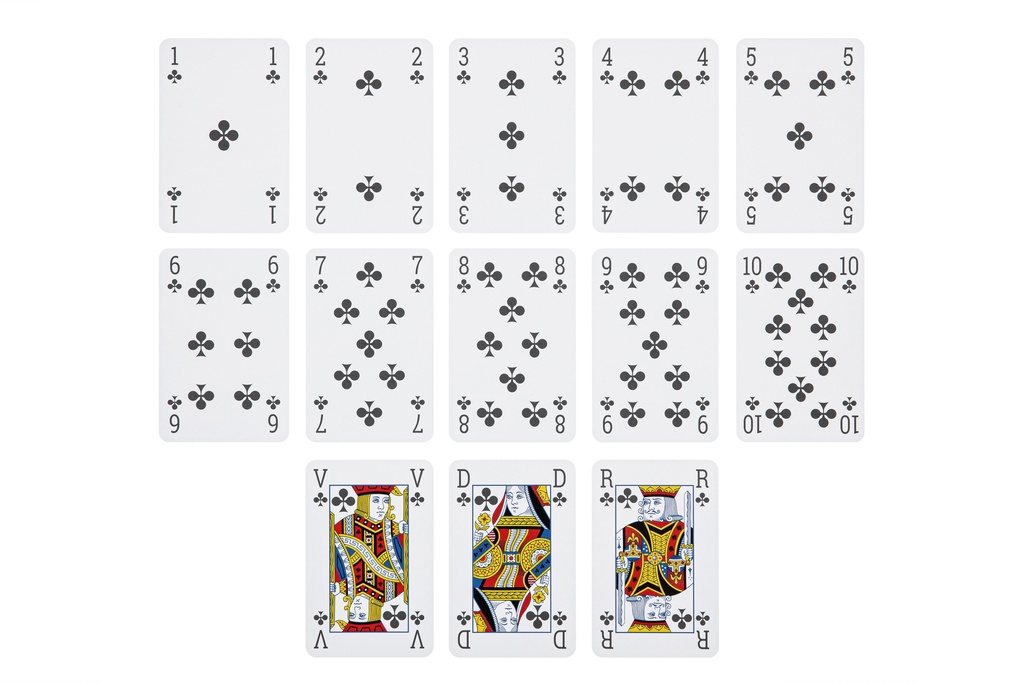 CARTON DE 110 CARTES A JOUER - FIGURES A L'ANGLAISE