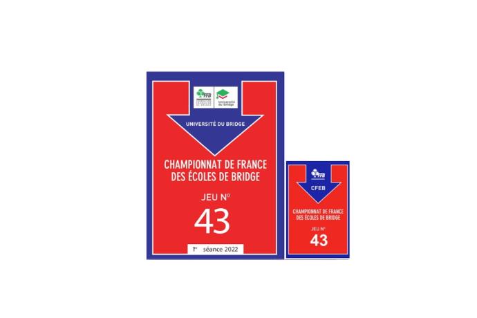 JEUX FLECHES CFEB ROUGE 43