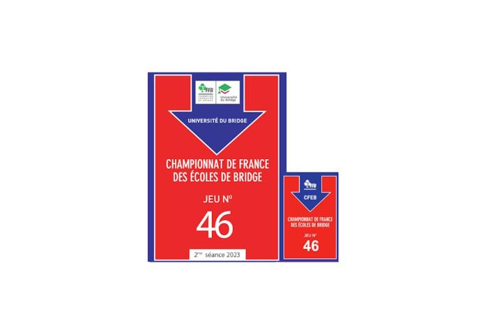 JEUX FLECHES CFEB ROUGE 46