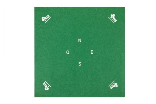 [FFB004] TAPIS DE BRIDGE 78 x78 FEUTRINE VERTE