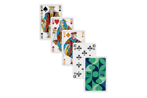 CARTON DE 100 CARTES A JOUER - FIGURES A LA FRANCAISE